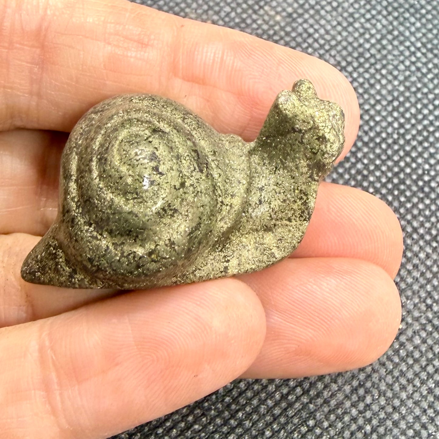 Snail Crystal Carving