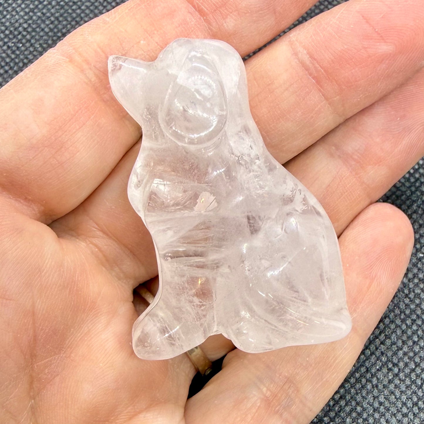 Dog Crystal Carving Adult
