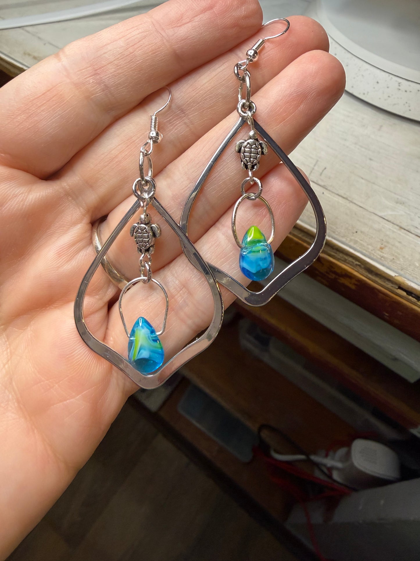 Baby Sea Turtle Earrings