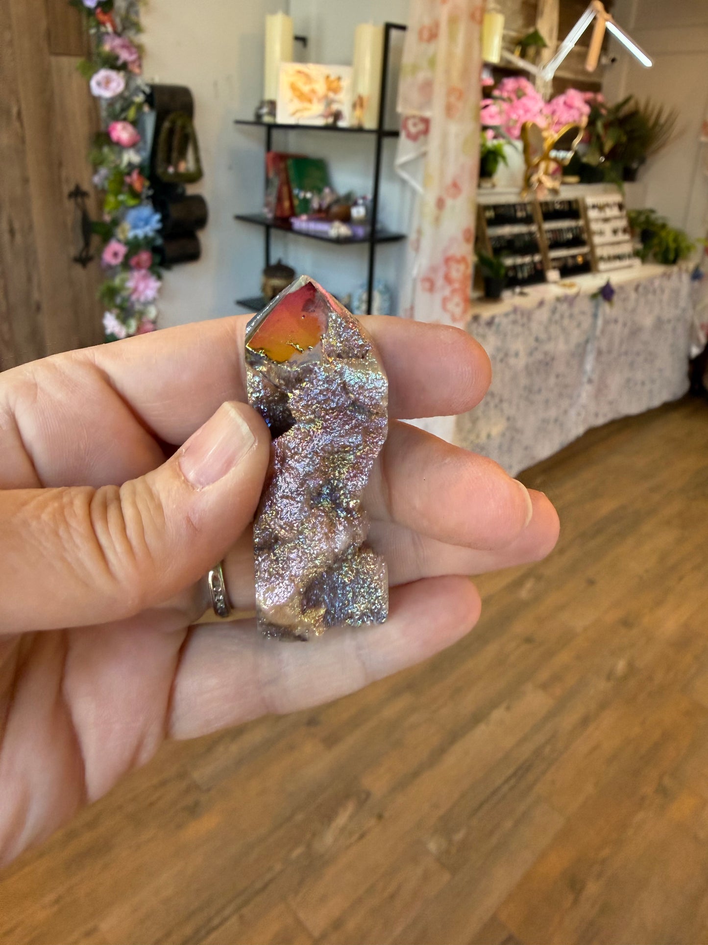 Angel Aura Drusy Sphalerite Tower 1
