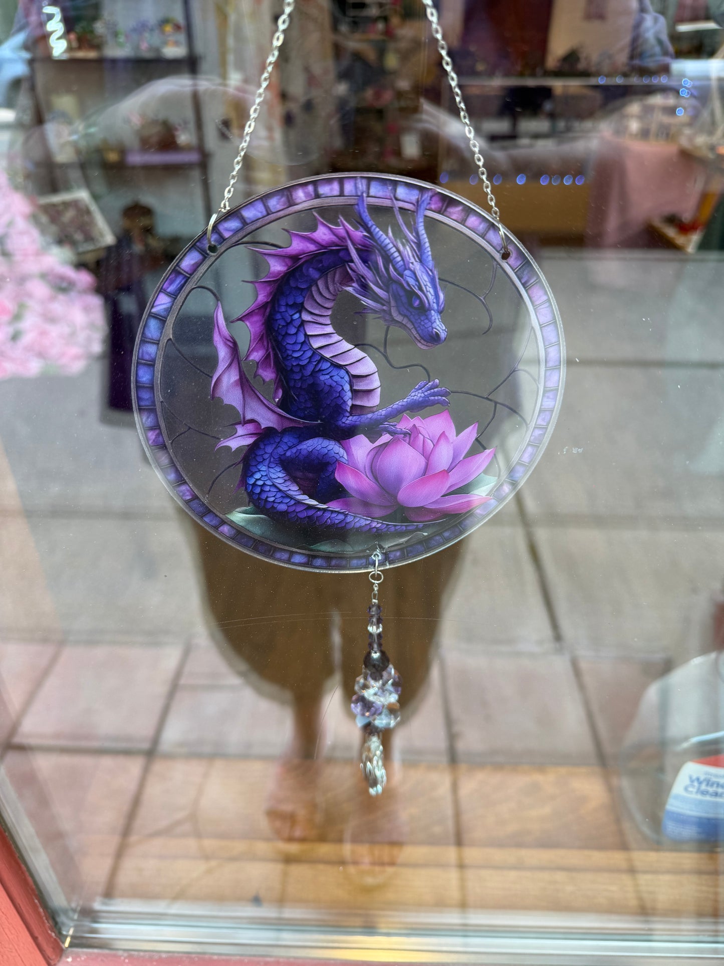 Purple Dragon Sun Catcher