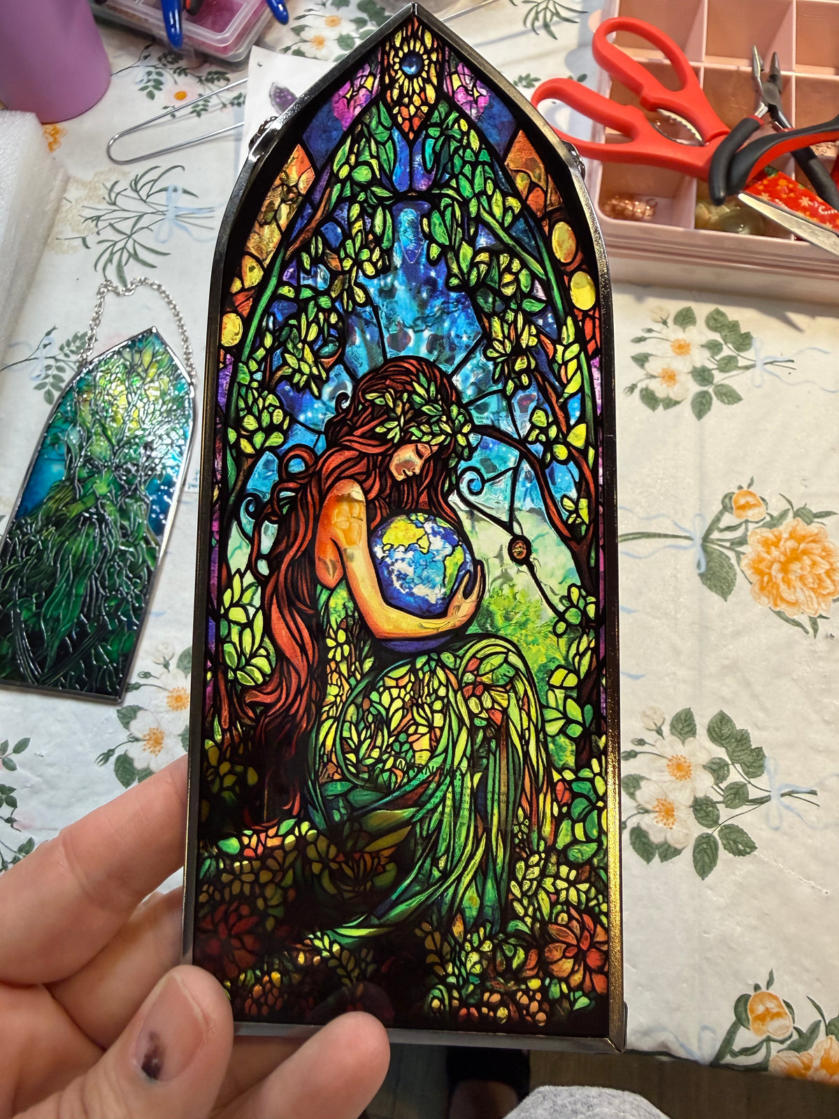 Earth Goddess Suncatcher