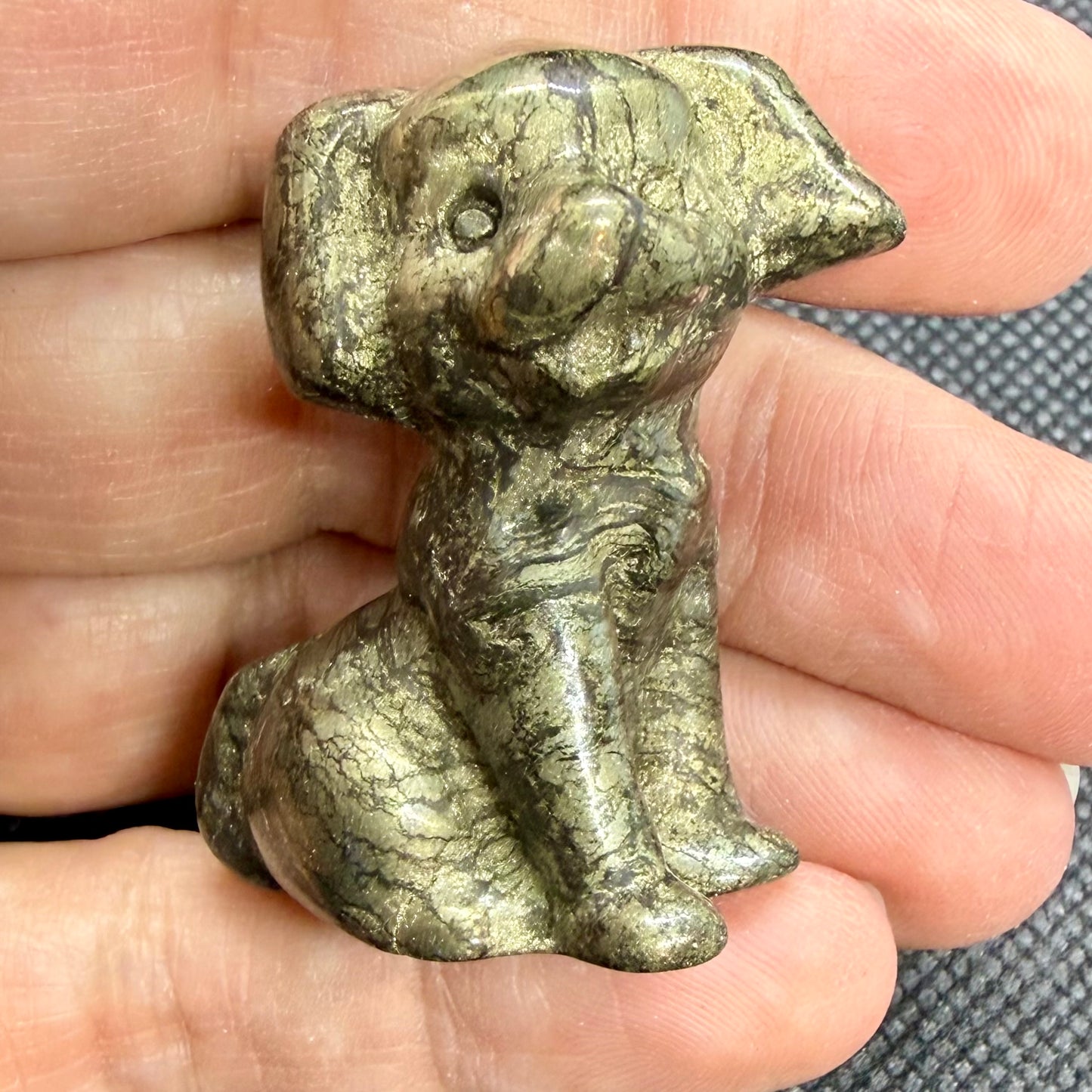 Dog Crystal Carving Puppy