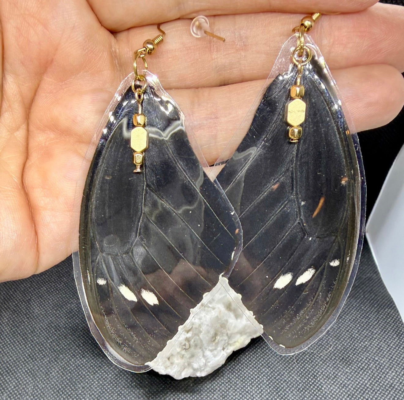 Real Butterfly Wing Earrings