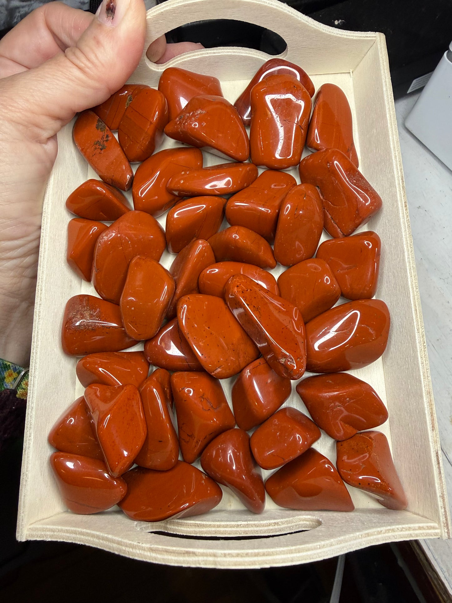Red Jasper Tumbles Crystal