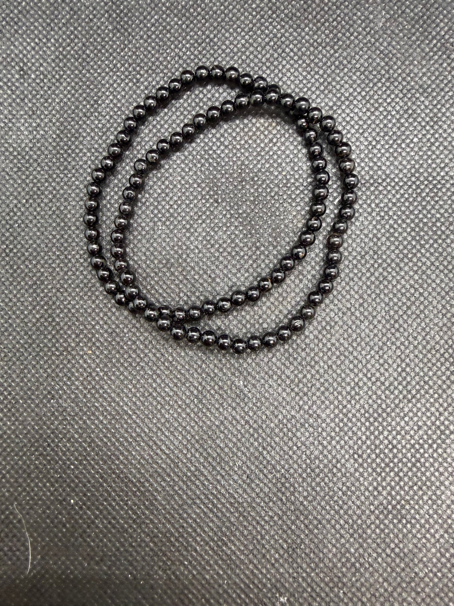 Black Onyx Crystal Elastic Bracelet