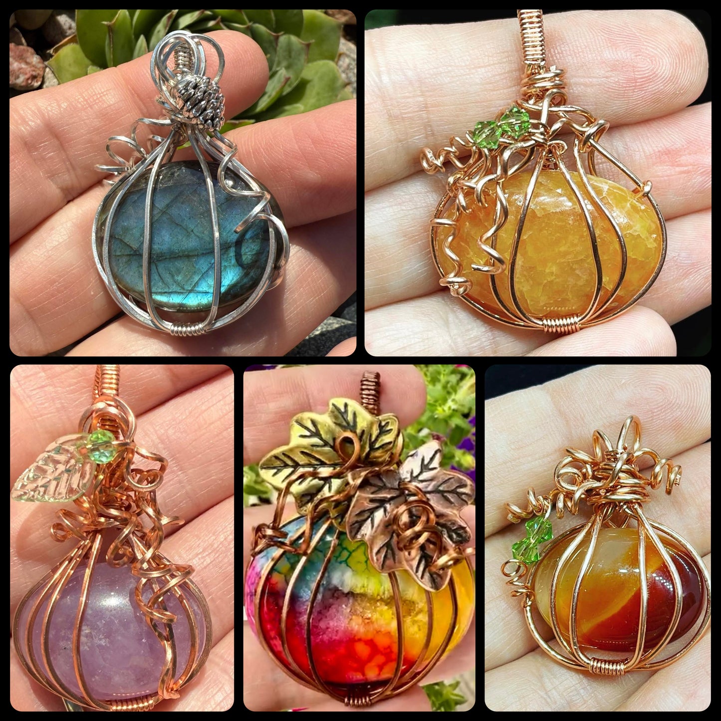 8/29 Create a Wire Wrapped Pumpkin Pendant Class