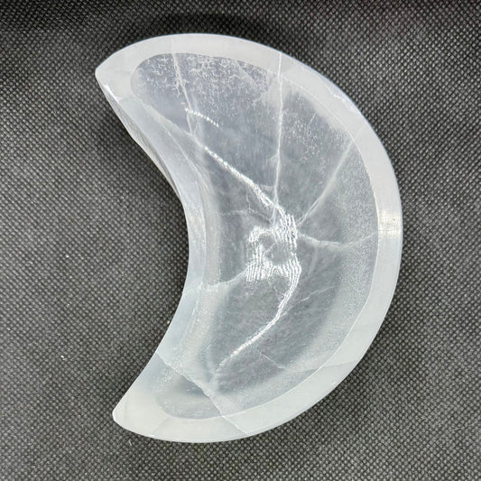 Selenite Large Moon Bowl