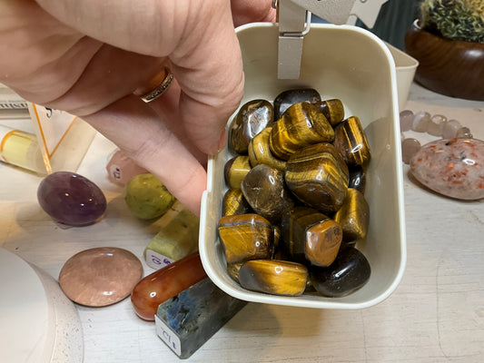 Tiger Eye Tumbles