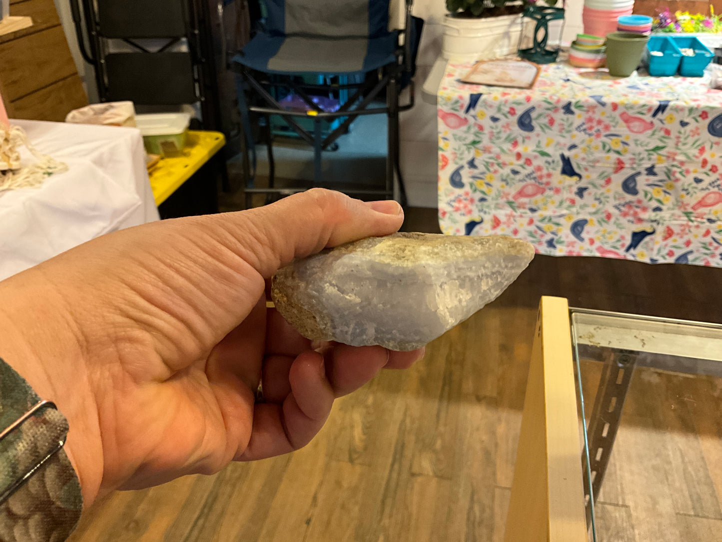 Raw Blue Lace Agate