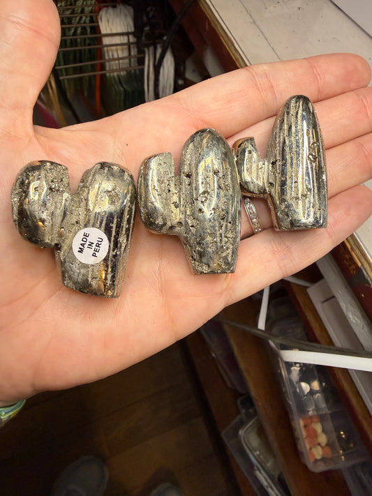 Pyrite Cactus Crystal