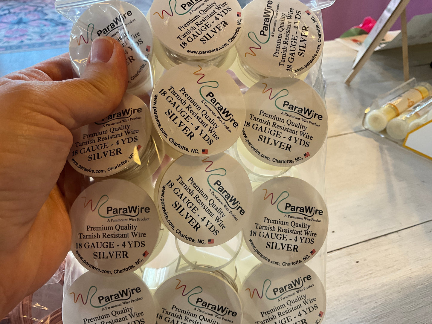 Silver 18 Round Parawire