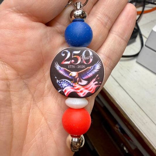 America 250 Year Keychain