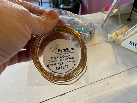 Gold 18 Square Parawire