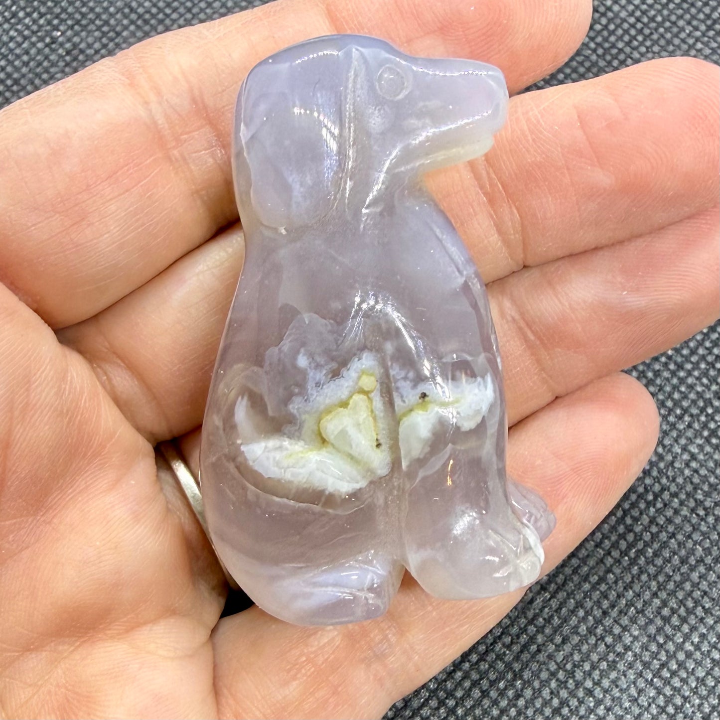 Dog Crystal Carving Adult