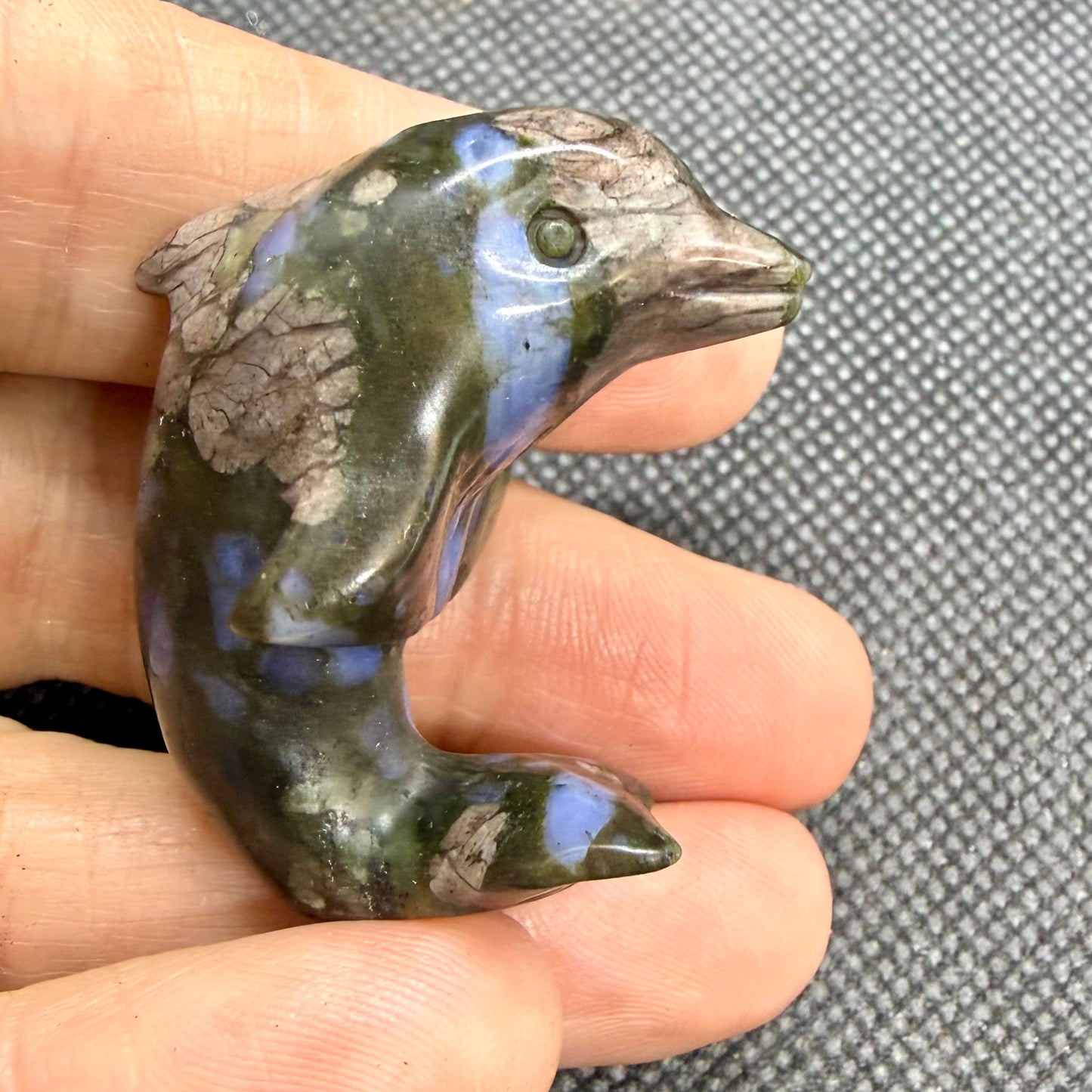 Dolphin Crystal Carving