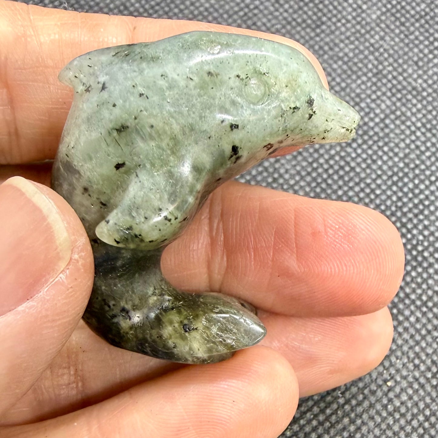 Dolphin Crystal Carving