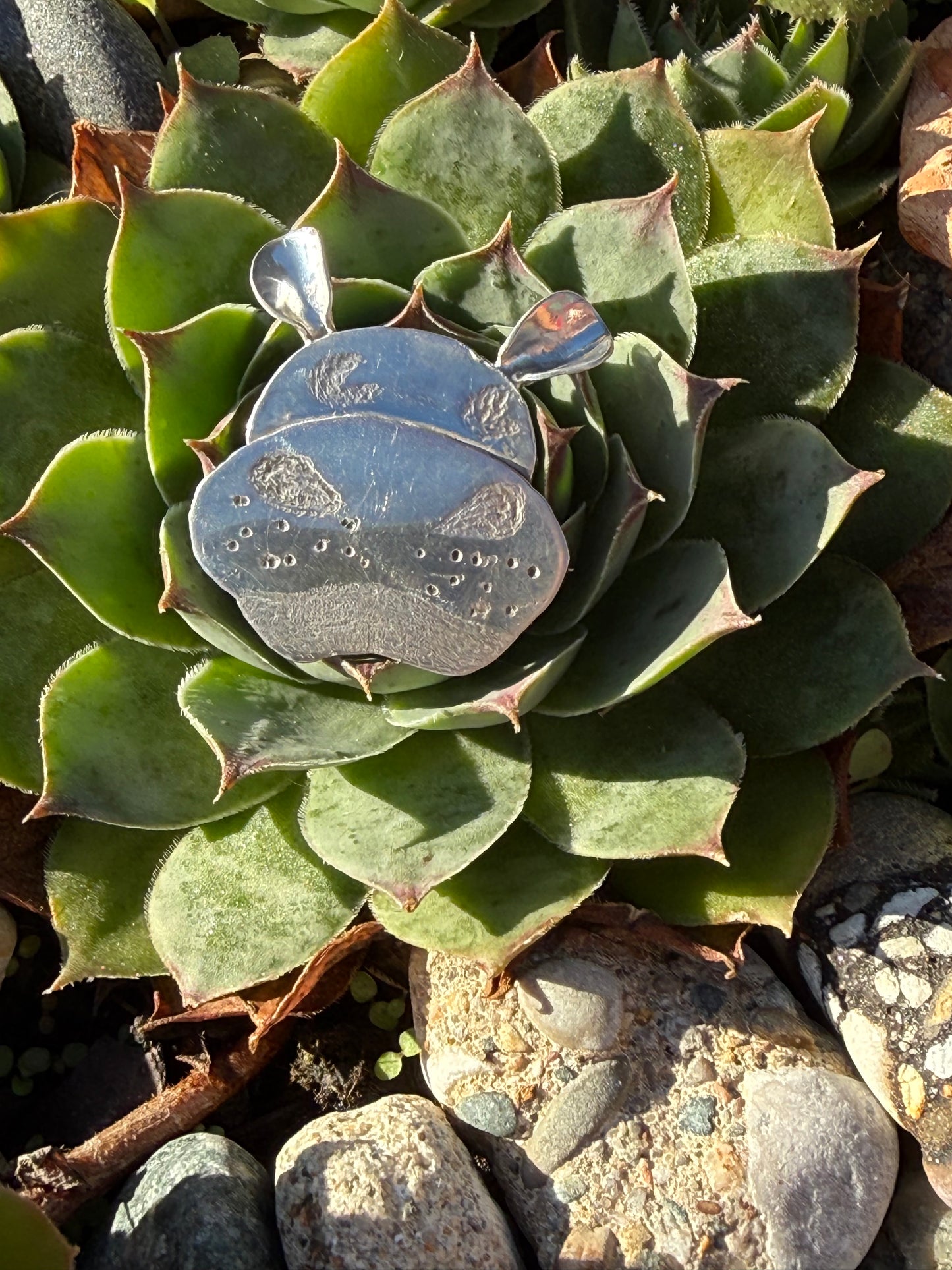 Sterling Silver Handcrafted Hippo Pendant Bracelet
