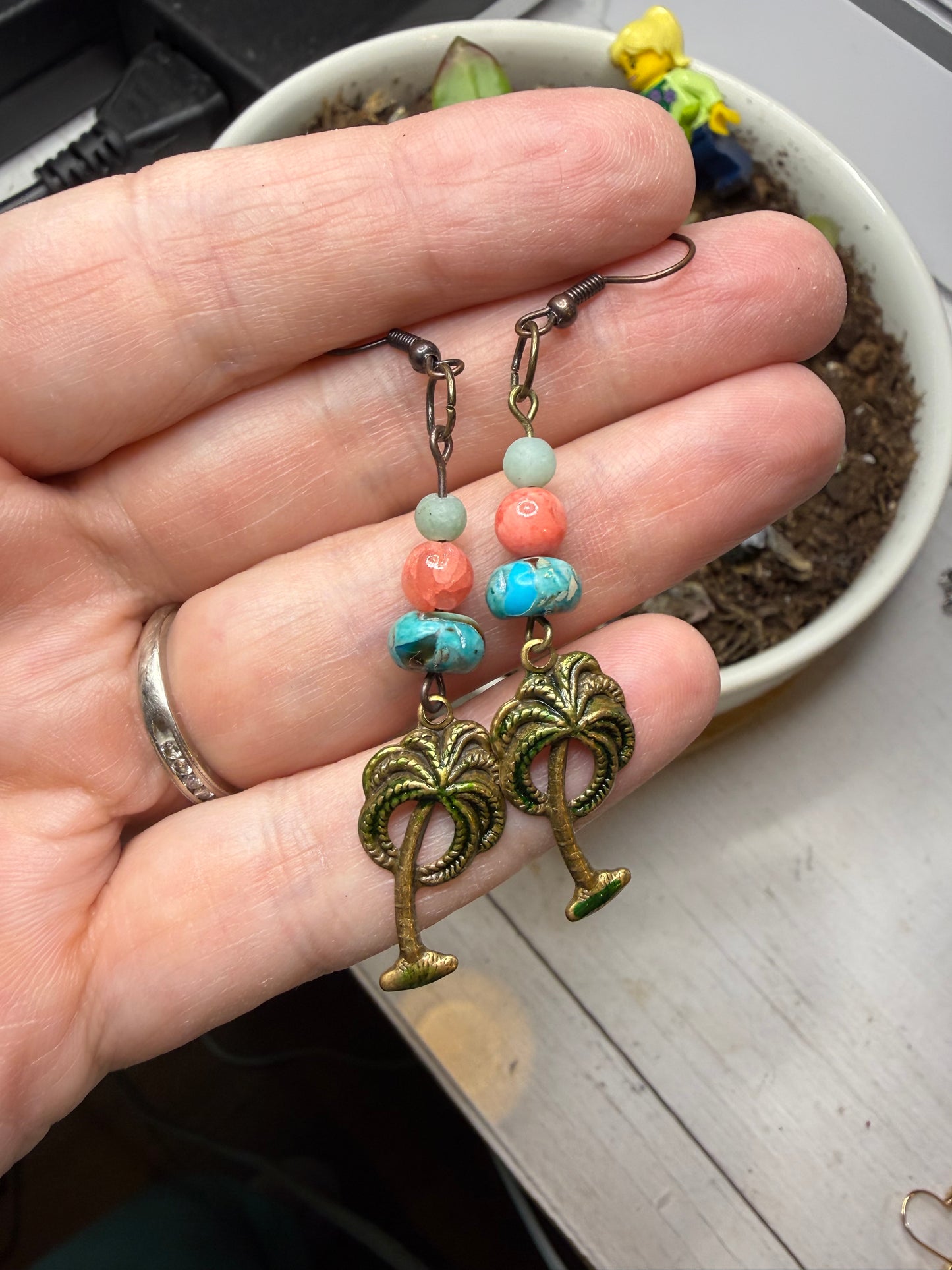 Palm Tree Earrings