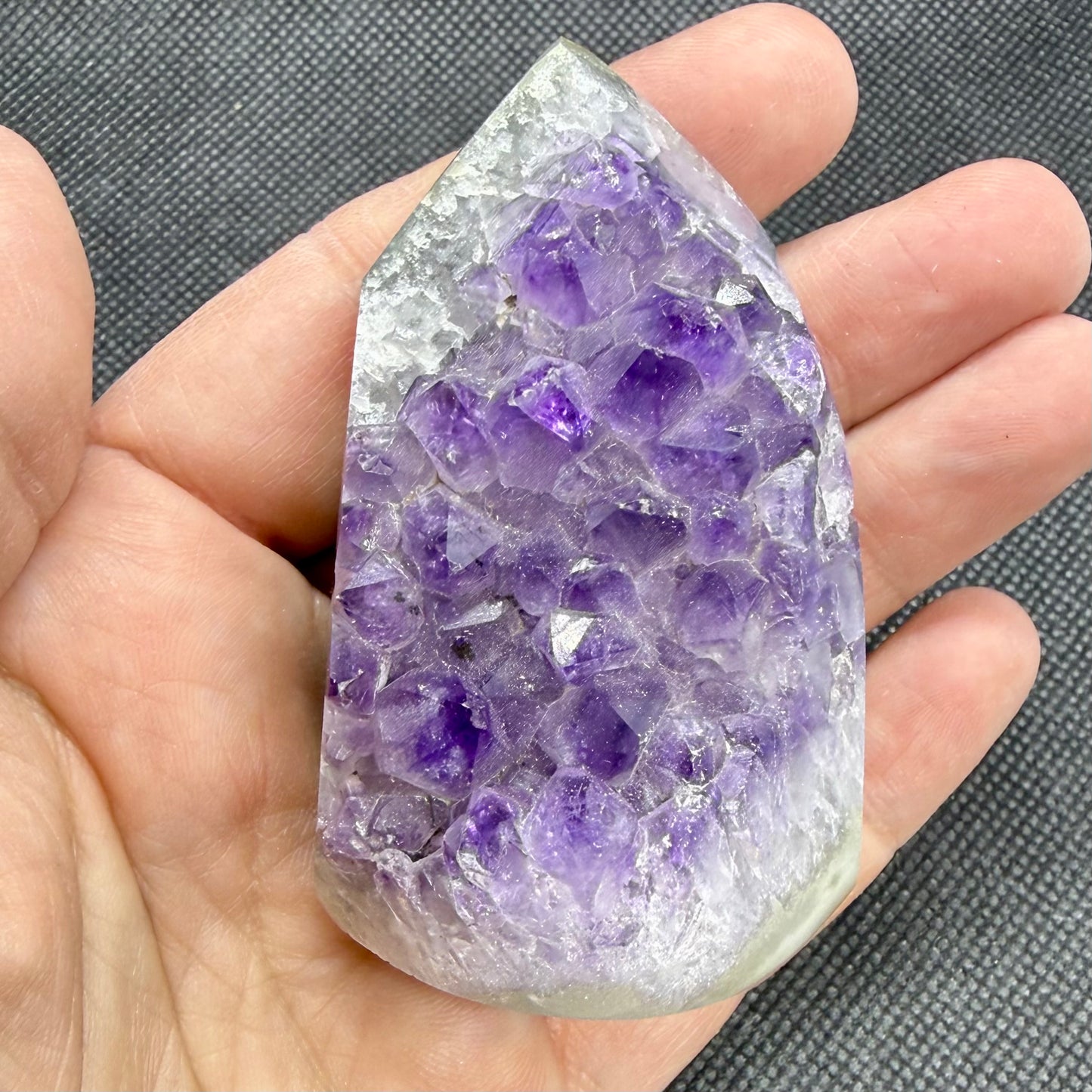 Amethyst Crystal Point Dark Purple