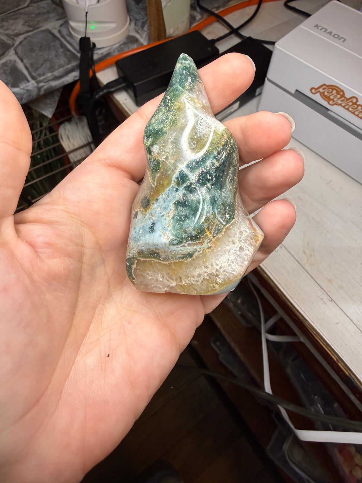 Ocean Jasper Flame Crystal