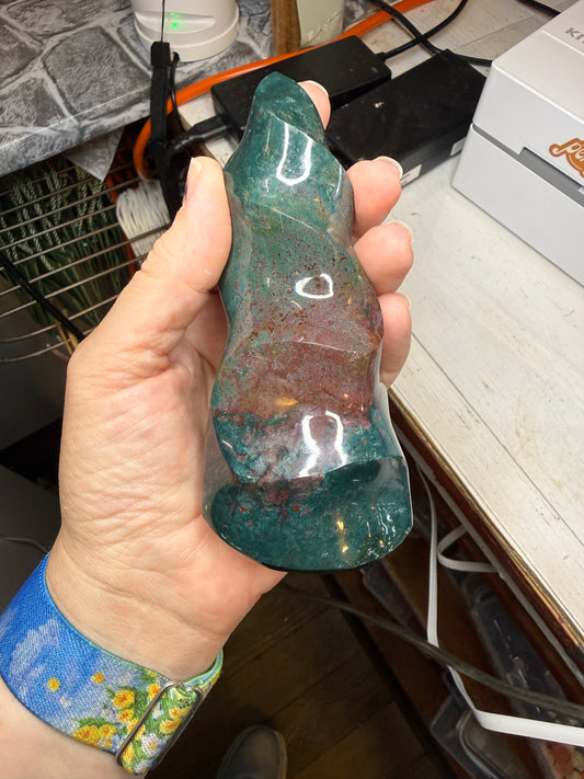 Ocean Jasper Flame Crystal