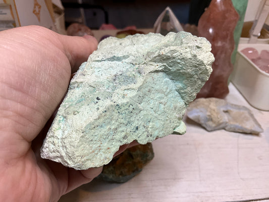 Greenish Blue Mystery Rock 13.1oz