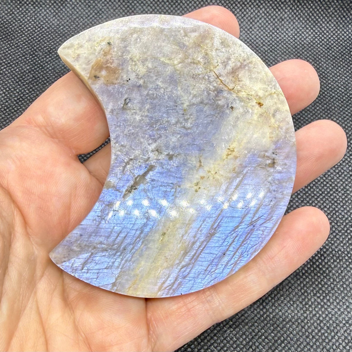 Blue Flash Moonstone Moon