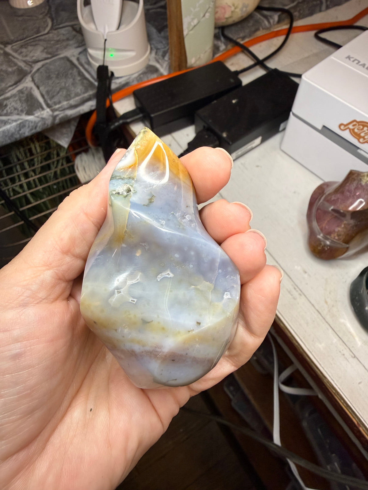 Ocean Jasper Flame Crystal