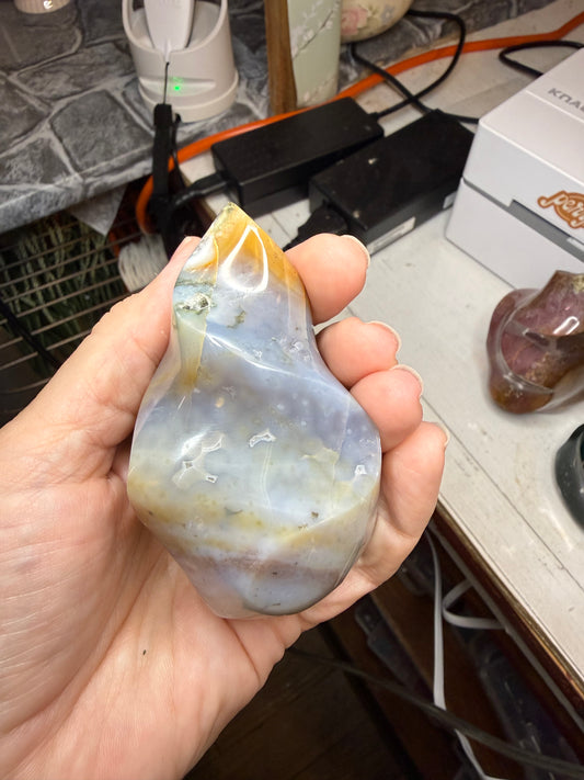 Ocean Jasper Flame Crystal