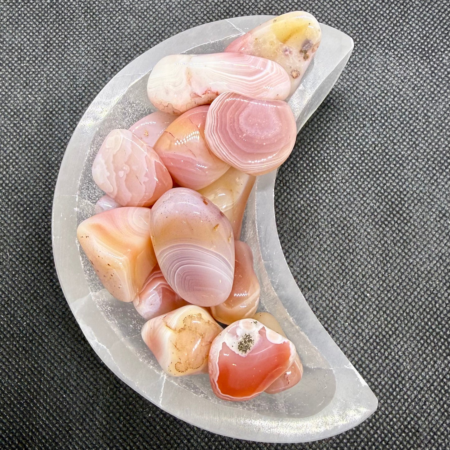 Apricot Agate Tumbles