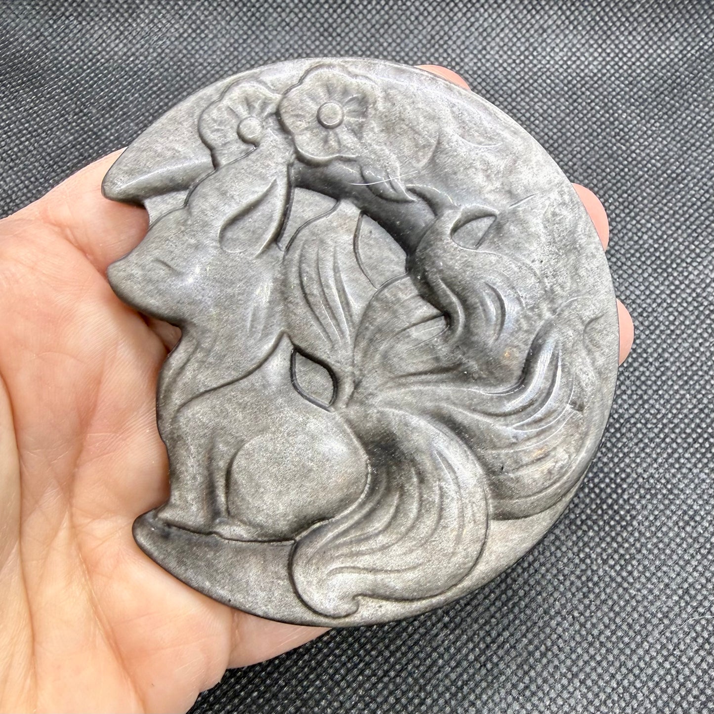 Silversheen Obsidian Fox