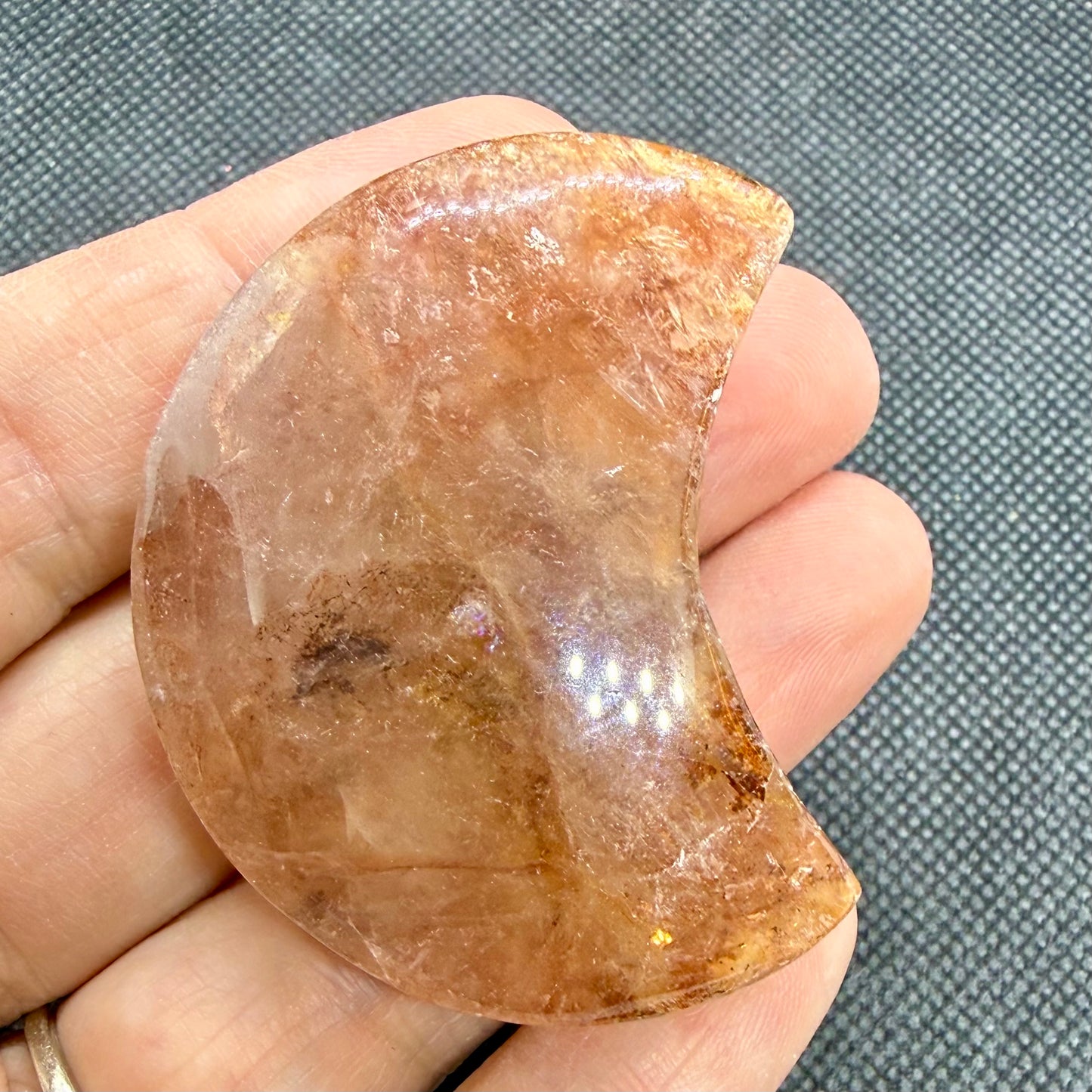 Assorted Crystal Crescent Moons