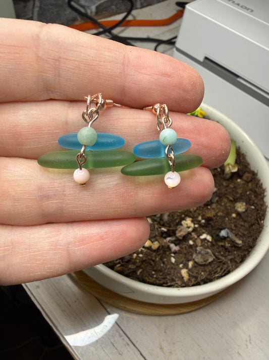 Sea Glass Earrings