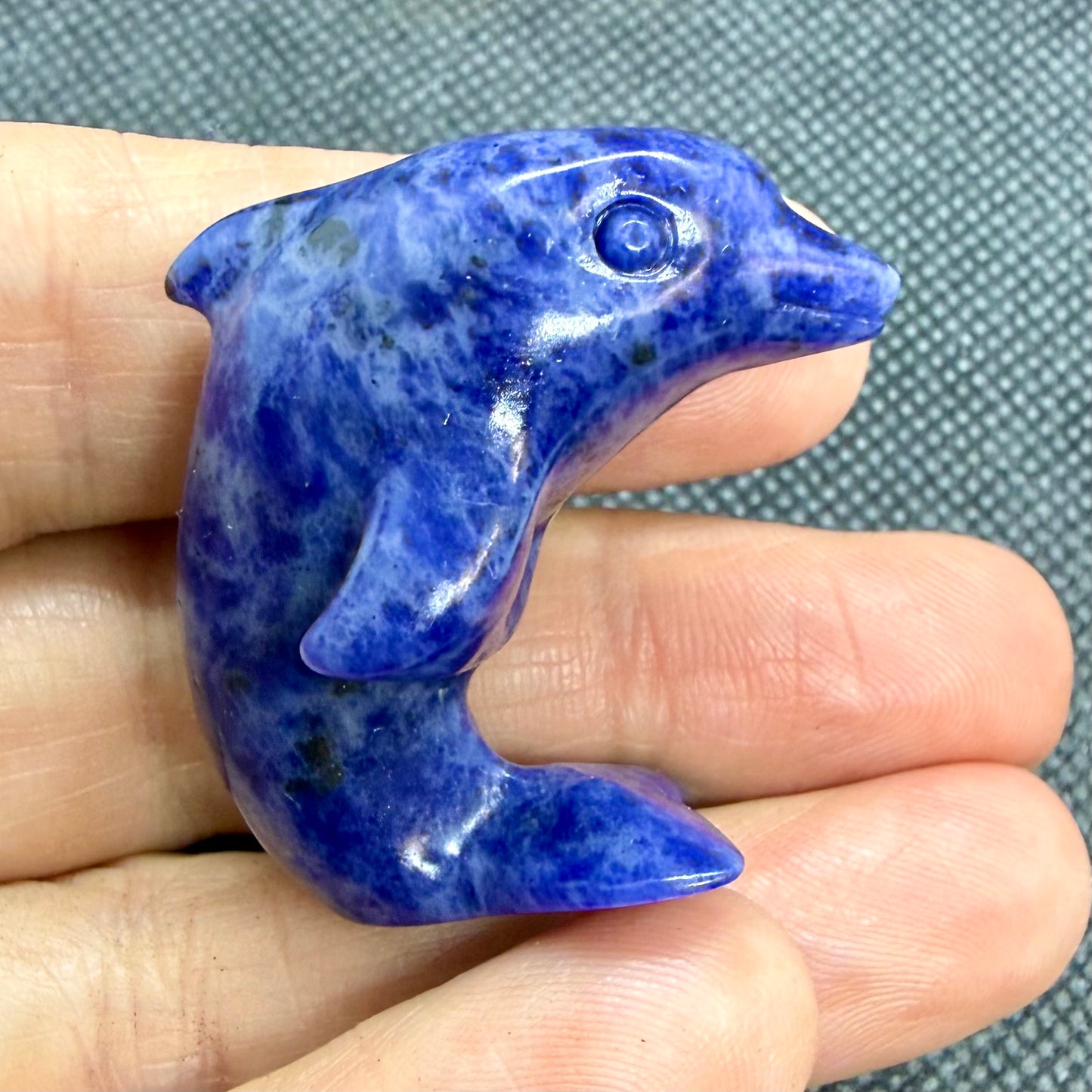 Dolphin Crystal Carving