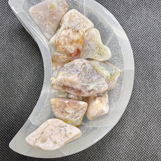 Flower Agate Tumbles