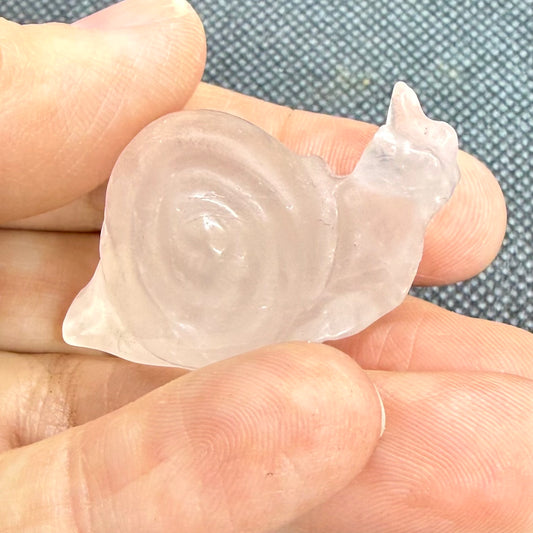 Snail Crystal Carving