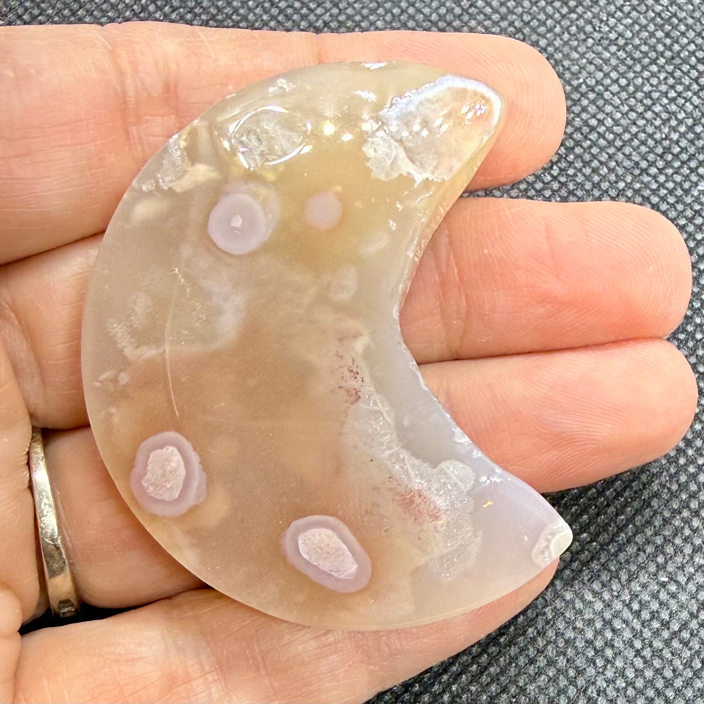Assorted Crystal Crescent Moons