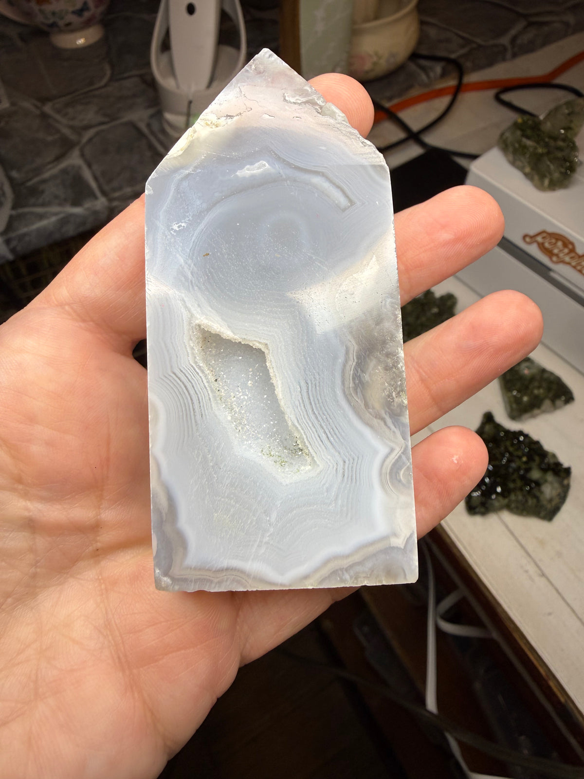 Druzy Agate Tower Point Crystal