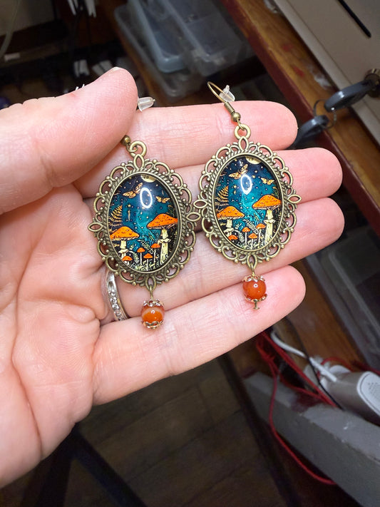 Mushroom Earrings