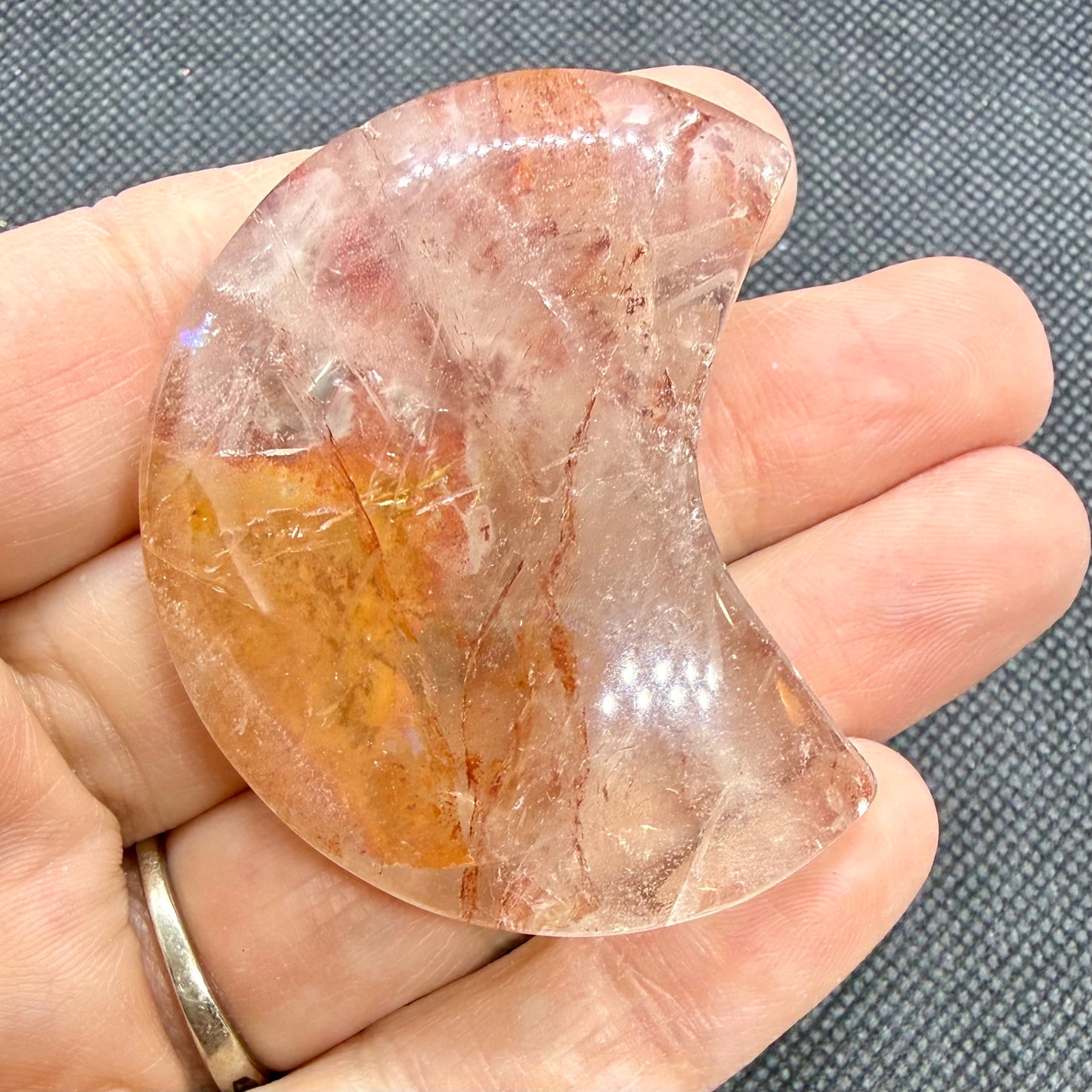 Assorted Crystal Crescent Moons
