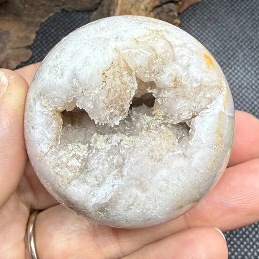 Pink Amethyst Flower Agate Sphere