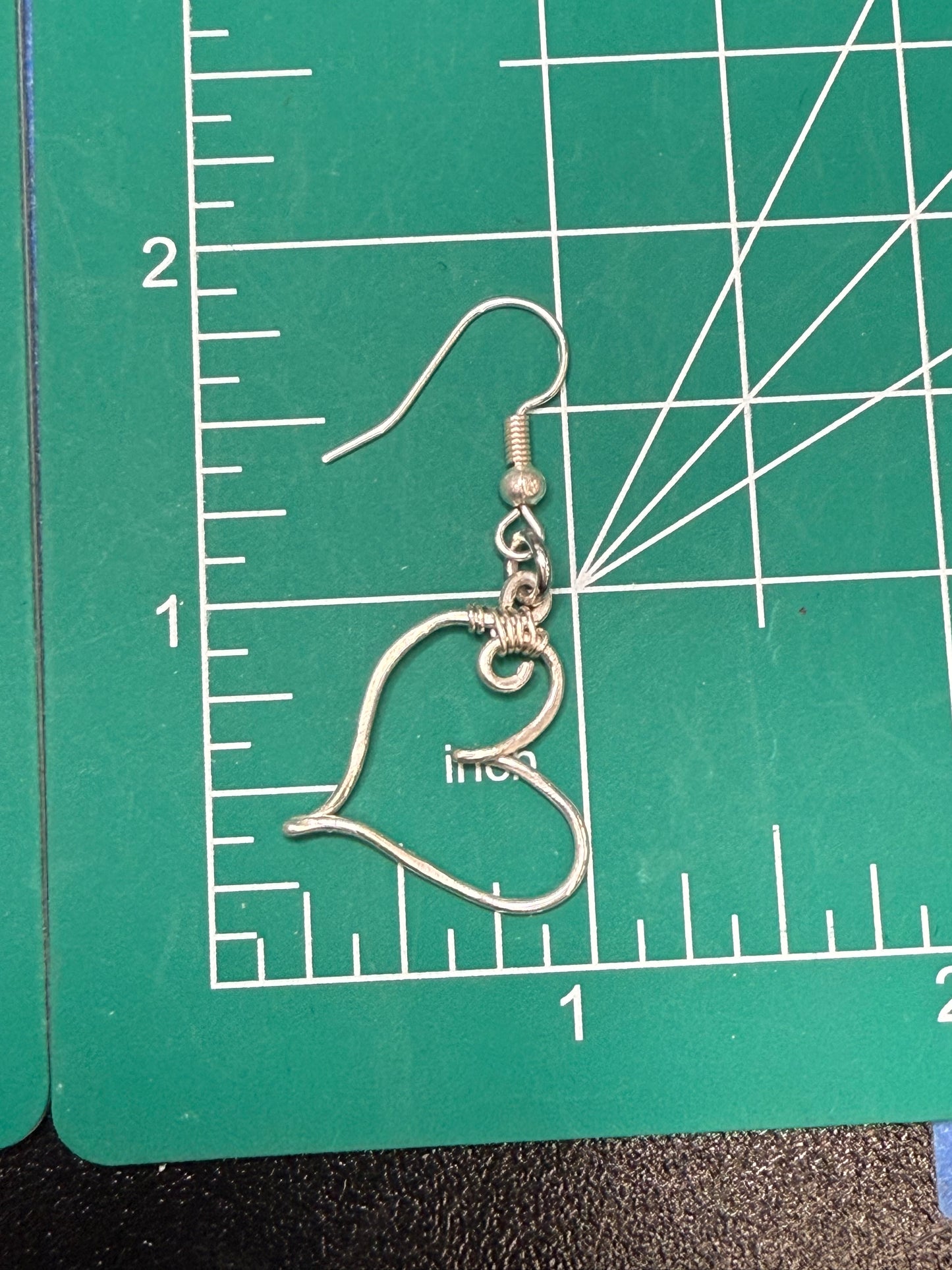 Sterling Silver Heart Earrings Jewelry Gift