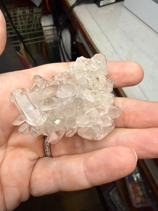 Pink Lemurian Crystals