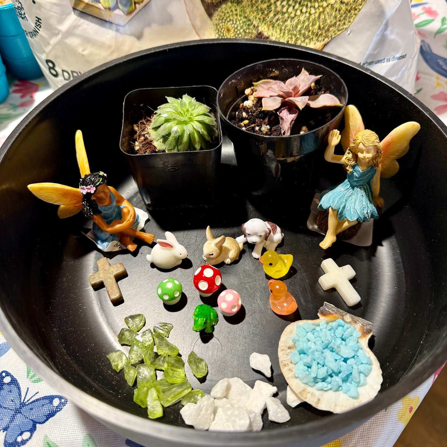 Easter Fairy Garden KIT - Prepackaged