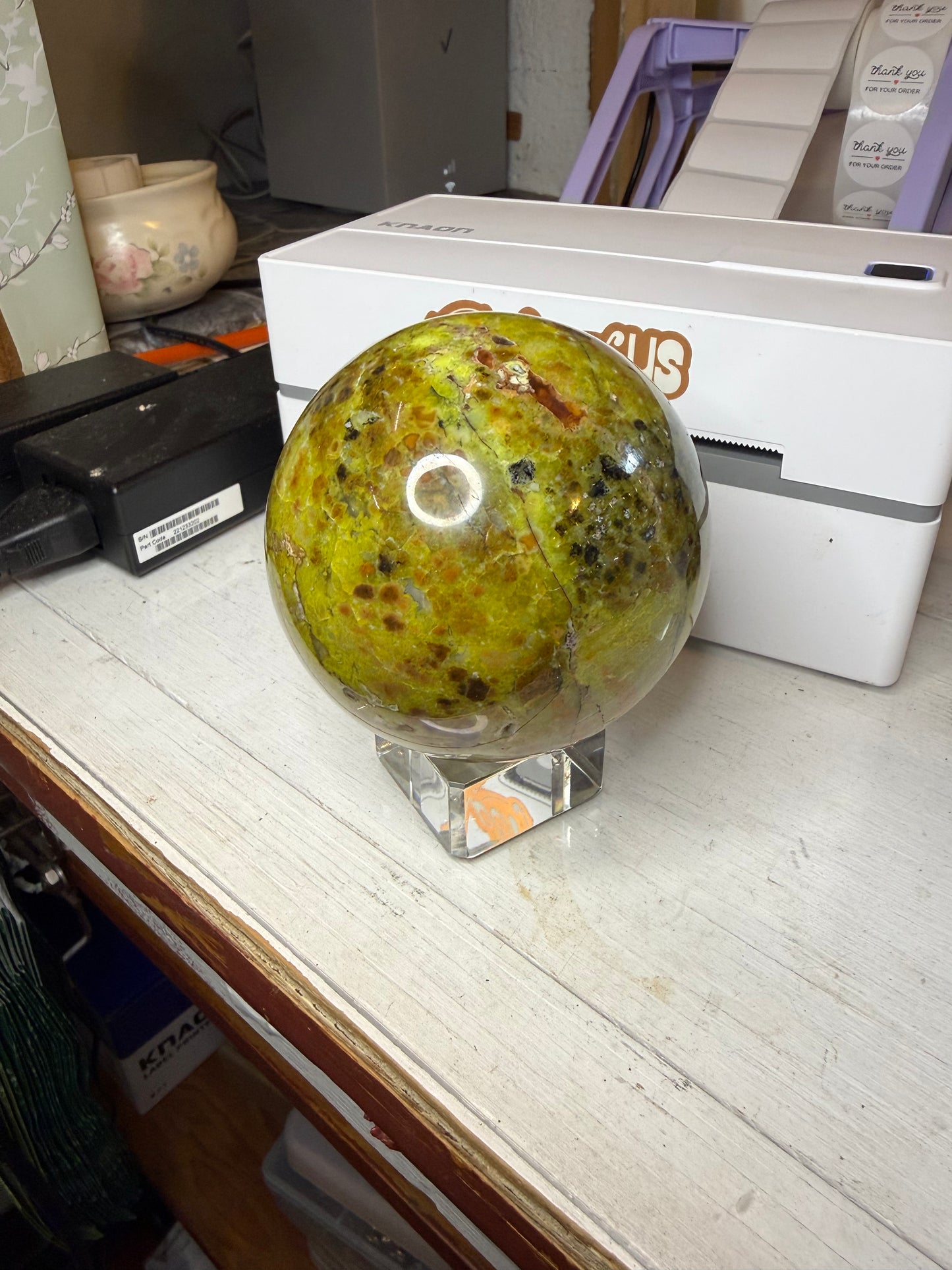 Green Opal Sphere 2lbs