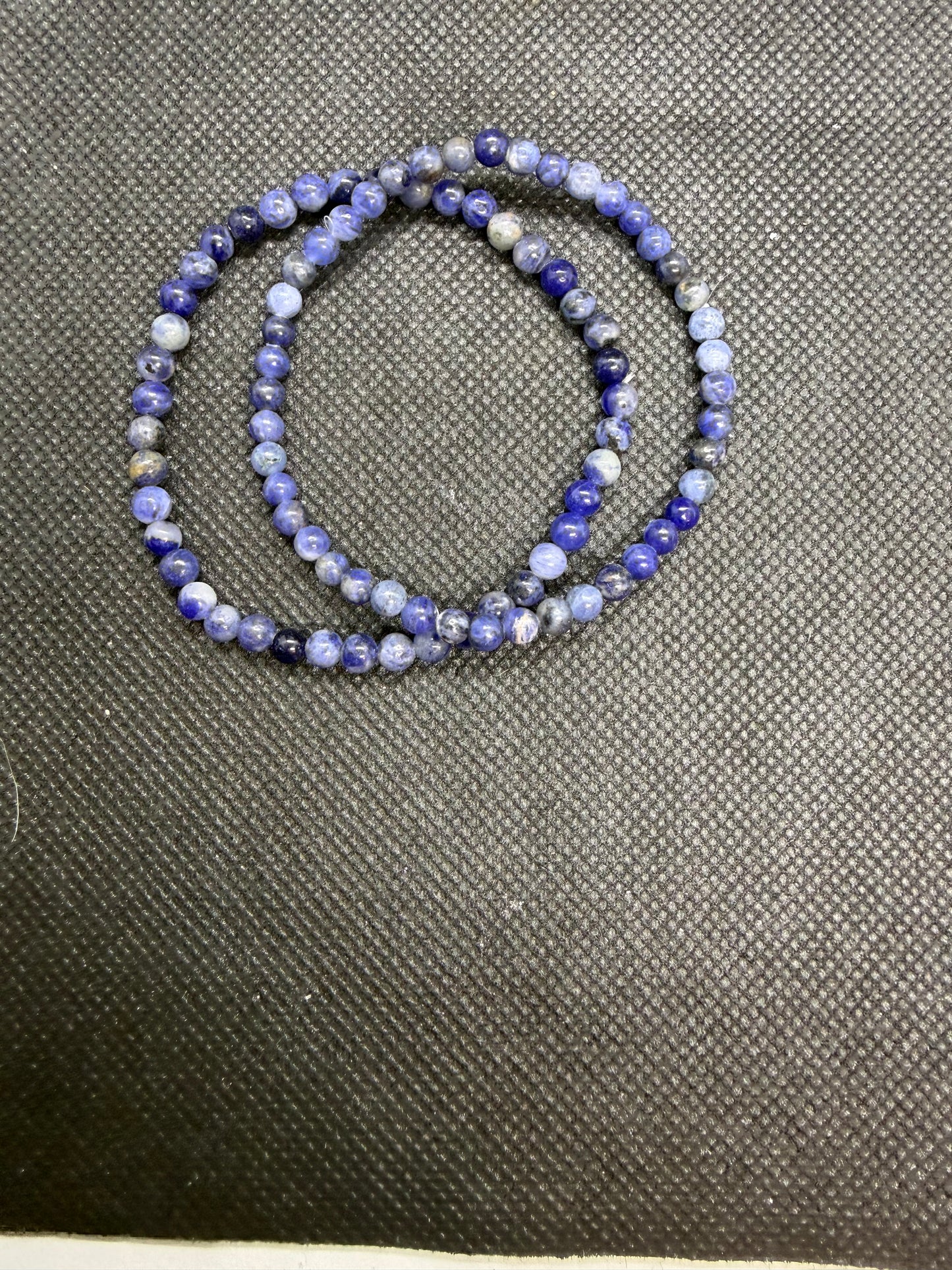 Blue Sodalite Elastic Crystal Bracelet