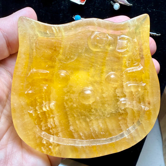 Hello Kitty Fluorite Trinket Bowl