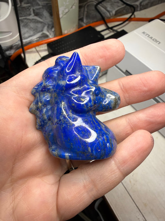 Crystal Unicorns - Sodalite, Rose Quartz, Amethyst