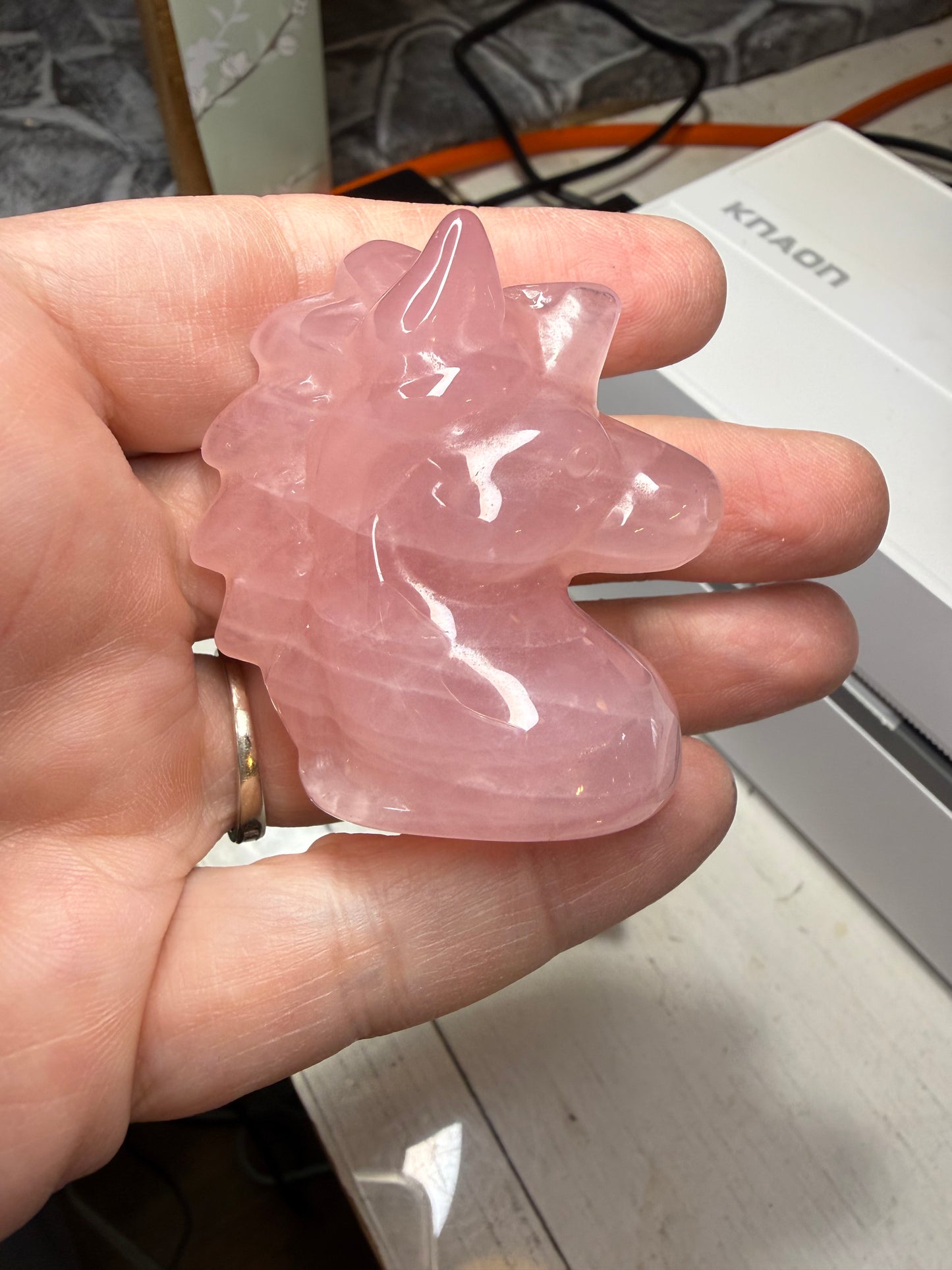 Crystal Unicorns - Sodalite, Rose Quartz, Amethyst
